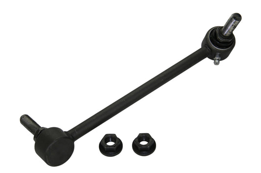 Moog Cadillac ATS front left sway bar endlink, 2013-2019, automotive suspension part with metal and rubber components.