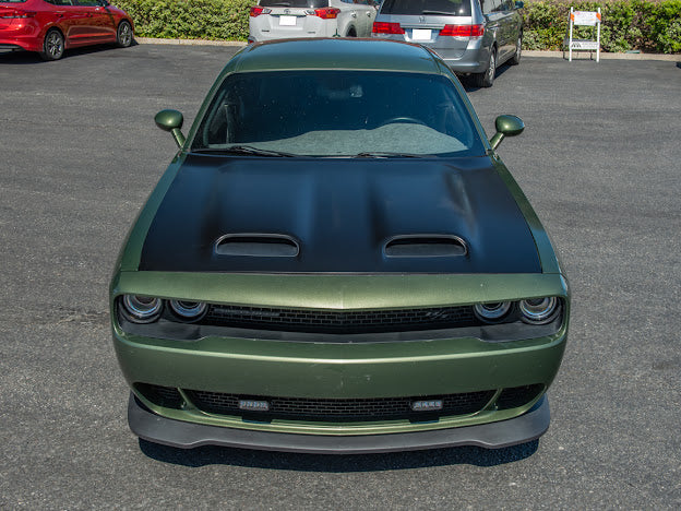 2008-UP DODGE CHALLENGER HELLCAT REDEYE FRONT HOOD - Primer Black
