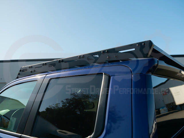 2016-2023 Toyota Tacoma | Extreme Off-Road Version 2 Carbon Steel Black Top Roof Rack Cargo Luggage Carrier