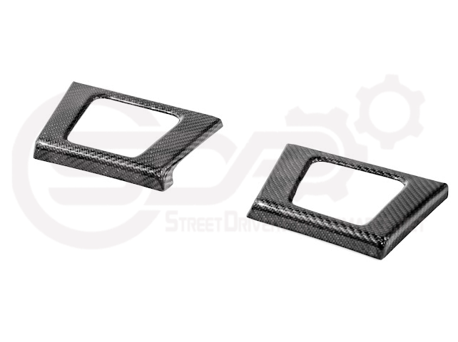 2021-UP FORD F-150 | FACTORY STYLE CARBON FIBER REAR DOOR TRIM ARMREST CUP HOLDER PANEL COVER