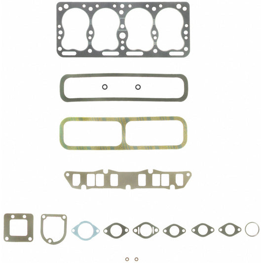 Fel-Pro HS 7183 PT PermaTorque engine cylinder head gasket set showing multiple gaskets and sealing surfaces.