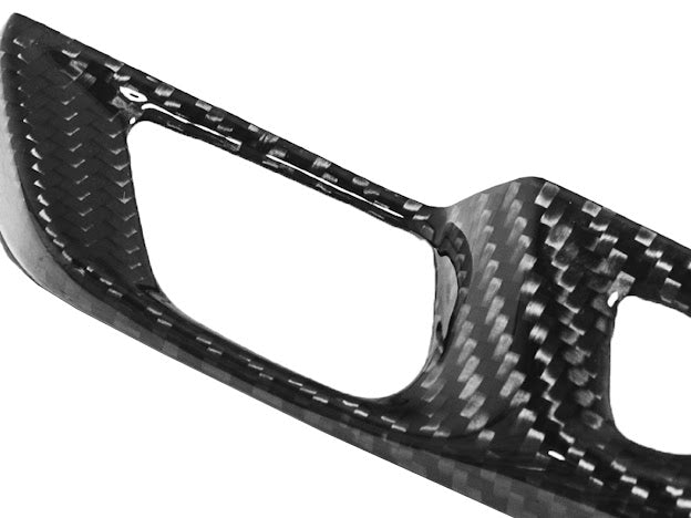 2020+ CHEVROLET CORVETTE C8 CARBON FIBER SIDE DOOR INTERIOR CONTROL BUTTON TRIM COVER