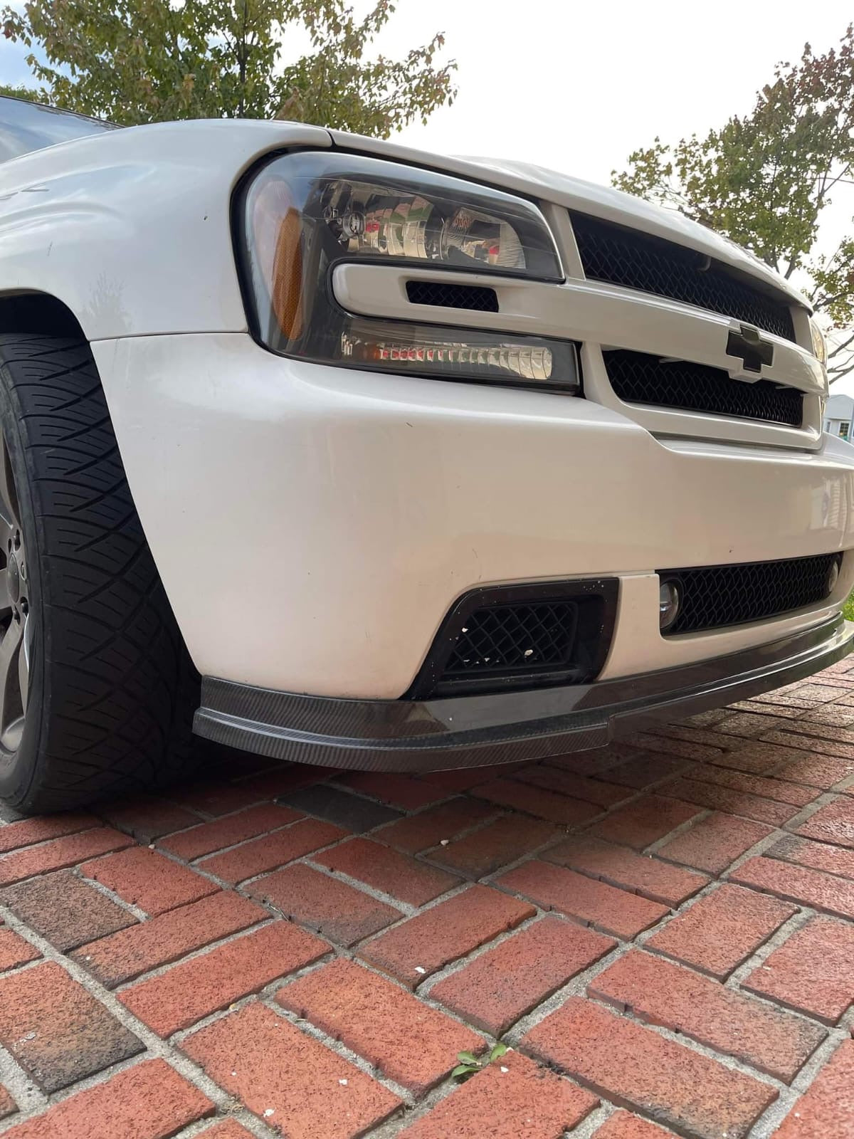 2006-09 CHEVROLET TRAILBLAZER SS TBSS CARBON FIBER FRONT BUMPER LIP SPLITTER