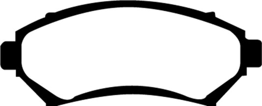 EBC Ultimax2 front brake pads for Buick Century 3.1 from 1997-2003, OE-style brake pads with metal backing plates