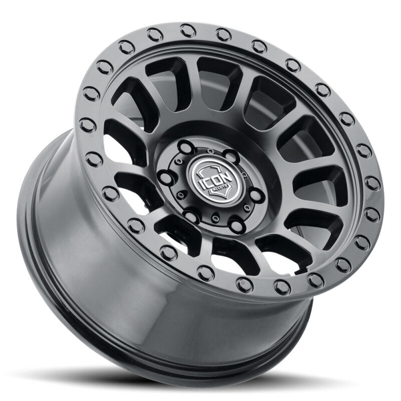 ICON Hulse 18x9 6x135 6mm Offset 5.25in BS Double Black