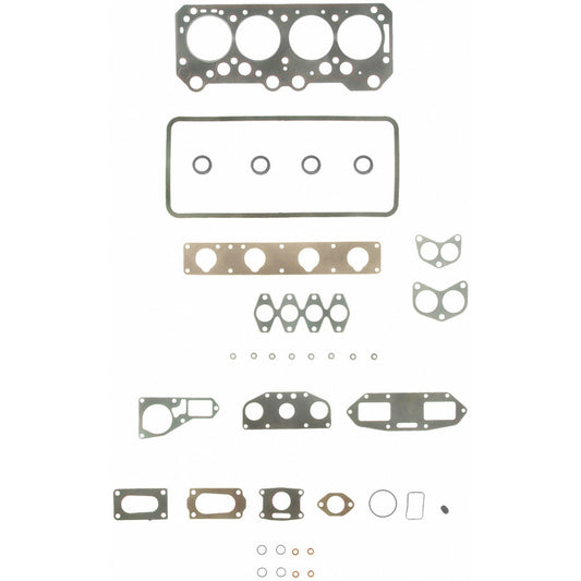 Fel-Pro Peugeot 505 HS 21221 B engine cylinder head gasket set showing gasket components and packaging.
