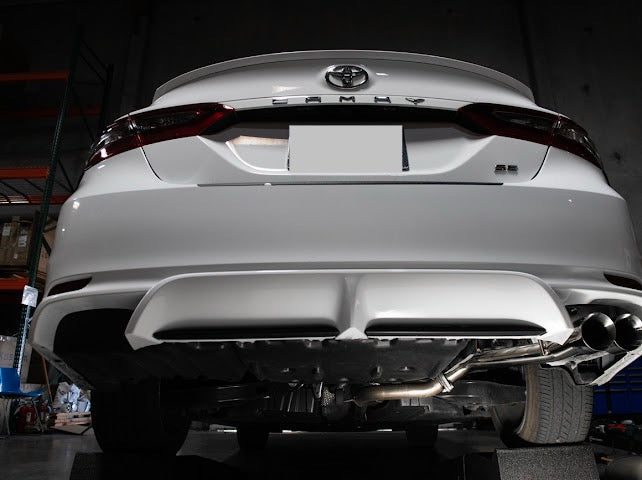 2018-2024 Toyota Camry SE FWD | T-304 Muffler Delete Single Exit Axle Back Exhaust (Chrome or Burnt Blue Tips)