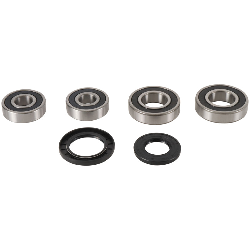 Pivot Works Kawasaki VN2000 rear wheel bearing kit for control arms, featuring brand logo and detailed components.