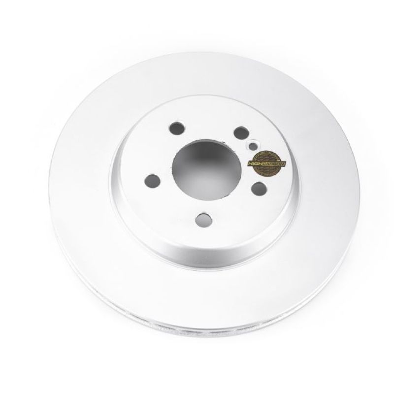 PowerStop rear Evolution high carbon coated brake rotor for 2017-2018 Mercedes-Benz C43 AMG, OE cryo-treated brake rotor.