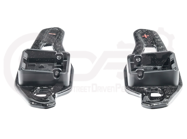 2020-UP CHEVROLET CORVETTE C8 | Lamborghini Style CARBON FIBER Steering Wheel Paddle Shifters