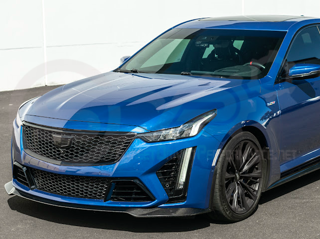 2020-2024 CADILLAC CT5-V BLACKWING SEDAN | FRONT LIP SPLITTER GROUND EFFECTS & WHEEL ARCHES