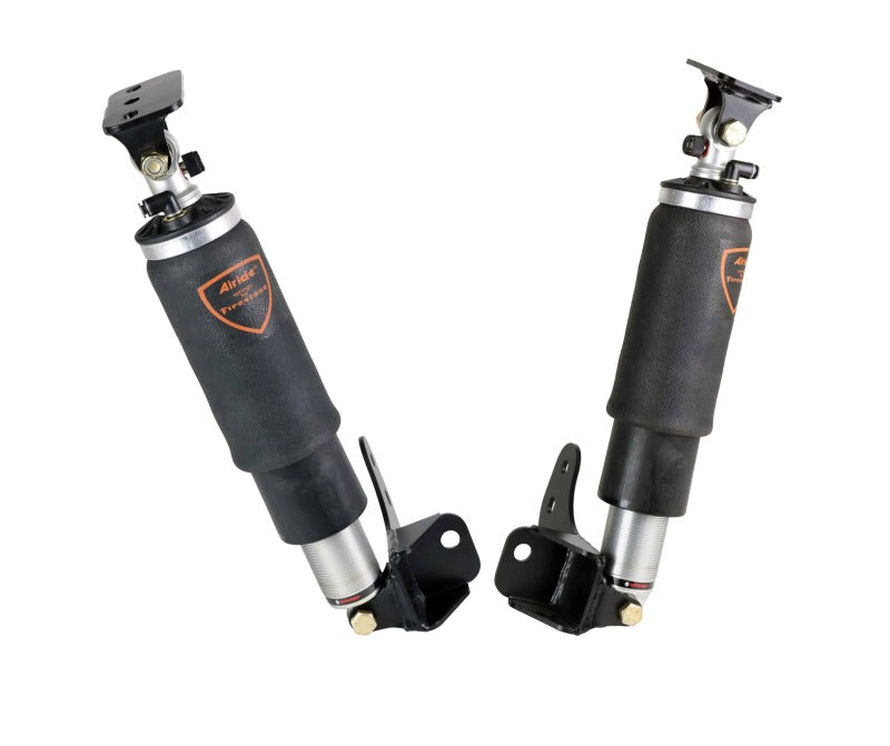 Ridetech 64-72 GM A-Body rear HQ Shockwaves with shock mounts and camber plates for improved suspension performance.