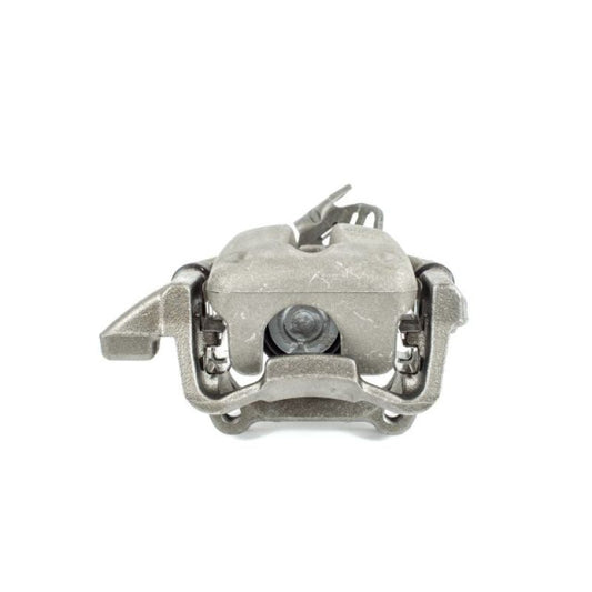 PowerStop rear right OE brake caliper with bracket for 2008-2009 Audi A3, showing detailed view of the caliper assembly.