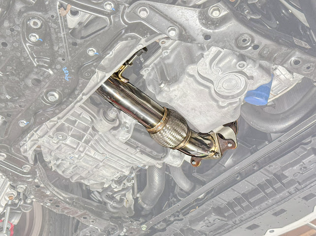 2023+ HONDA CIVIC FL5 TYPE R 2.0T & 2022+ ACURA INTEGRA TYPE S 2.0T EXHAUST FRONT PIPE