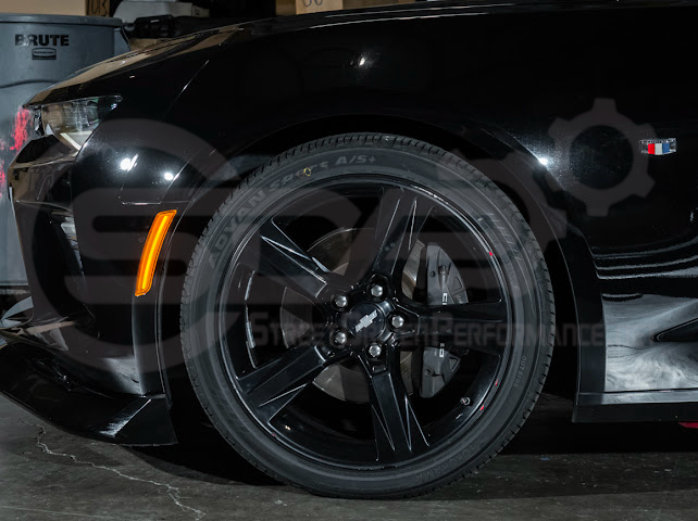2016-2024 Chevrolet Camaro | Front Bumper Side Marker Lens w/ Amber LED Reflector Light Pair (Clear / Amber / Smoke)