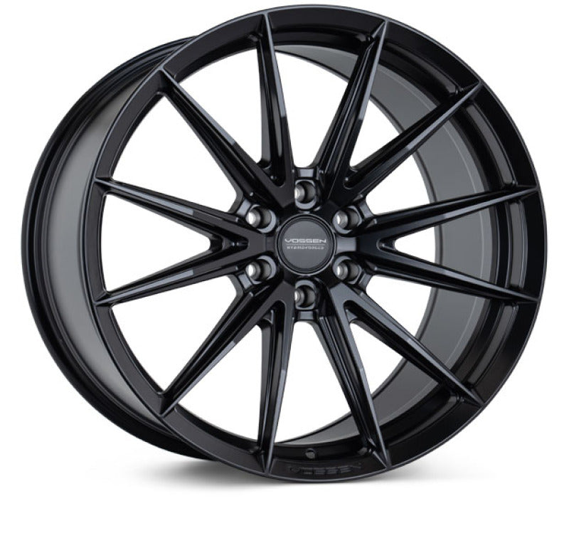 Vossen HFX-2 22-inch forged wheel in satin black with ultra deep dish, 6x135 bolt pattern, ET-44 offset, 87.1 bore