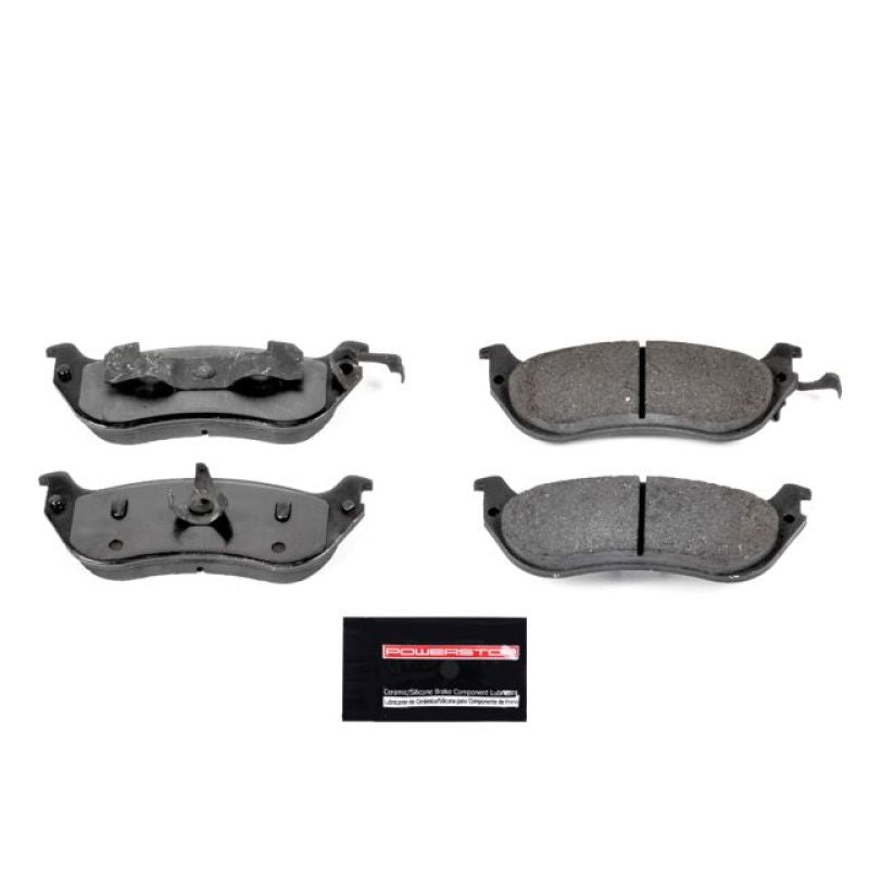PowerStop rear Z36 truck and tow brake pads for Ford Crown Victoria 1996-2002 with hardware, high-performance brake replacement