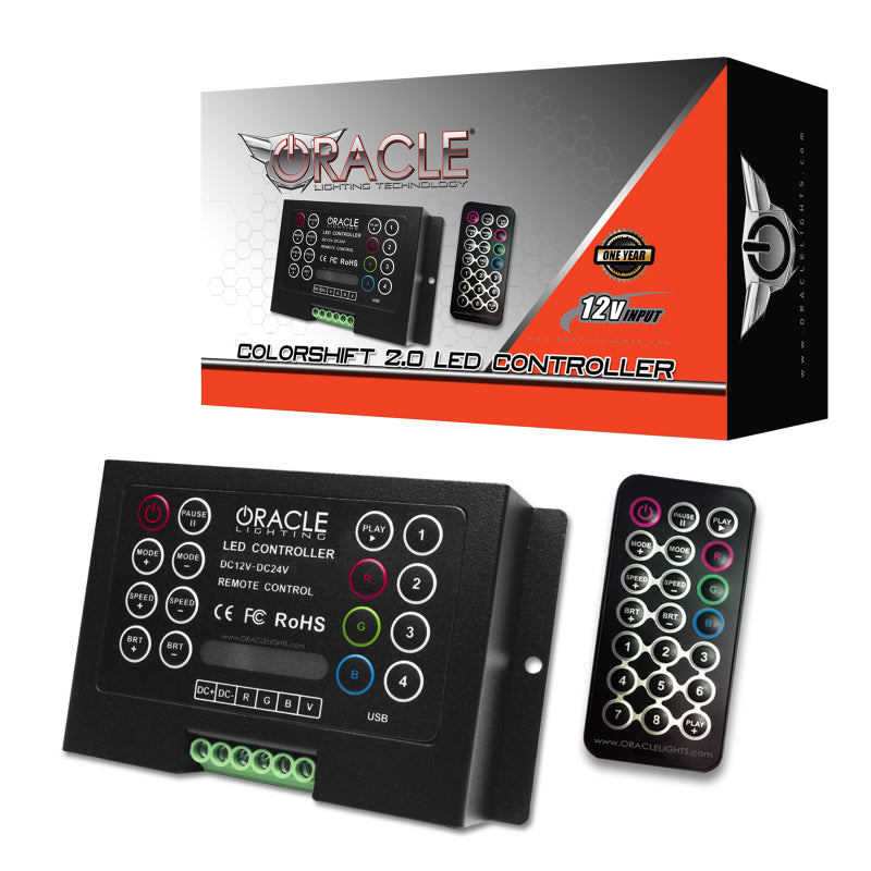 Oracle 08-10 Ford F250/350 LED HL - Black - ColorSHIFT w/ 2.0 Controller