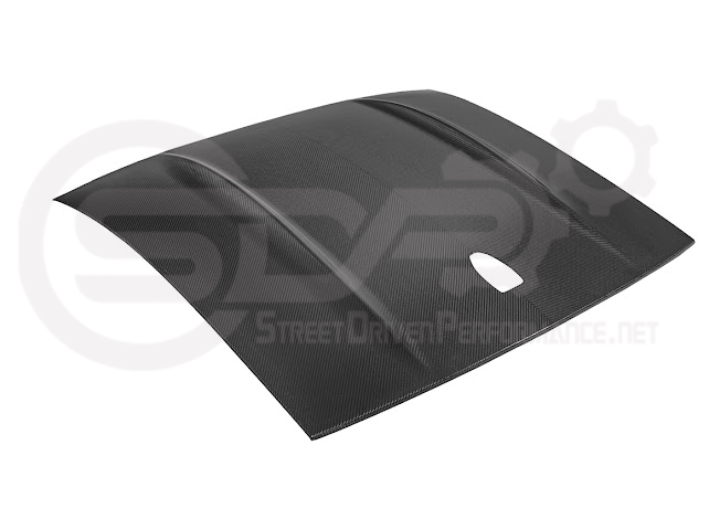 2015-Up Ford Mustang S550 & S650 Coupe | Factory Style Dry CARBON FIBER Tape-On Top Roof Panel Cover