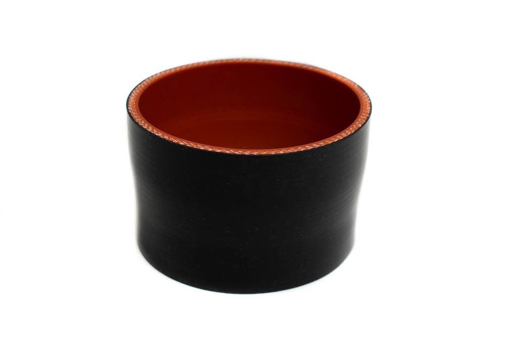 BTR SILICONE - 4.25" TO 3.90" REDUCER COUPLER - 3" LONG - RED