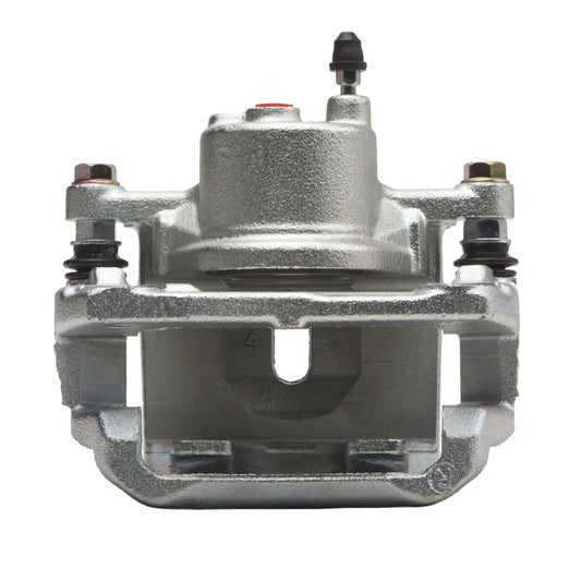 Silver zinc-coated DFC OE brake calipers for Toyota MR2 Spyder, front right and left assembly with detailed mounting features.