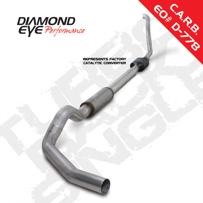 Diamond Eye Performance Turbo Back exhaust system for 94-97 Ford F250/F350 7.3L PowerStroke with turbo and carb equivalent standards.