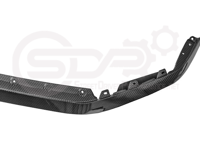 2020-UP CADILLAC CT4-V BLACKWING | CARBON FIBER FRONT LIP SPLITTER WITH CANARDS GROUND EFFECTS