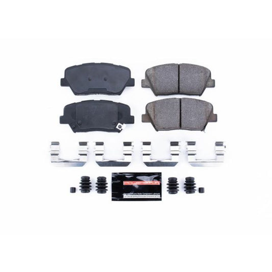 PowerStop Z23 Evolution Sport brake pads for 2012-2017 Hyundai Azera, front performance brake pads with hardware included