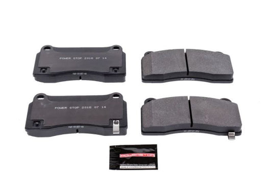 PowerStop racing brake pads for Dodge Viper 2003-2006, front or rear track day brake pads with high-performance braking features.