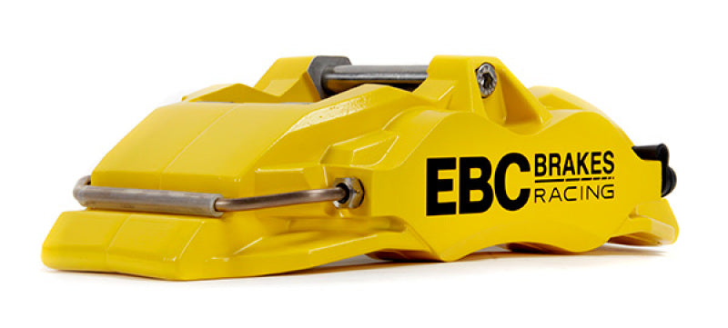 EBC Racing yellow Apollo-6 front right brake caliper for BMW M3 F80/F82/F87 3.0T, performance brake component