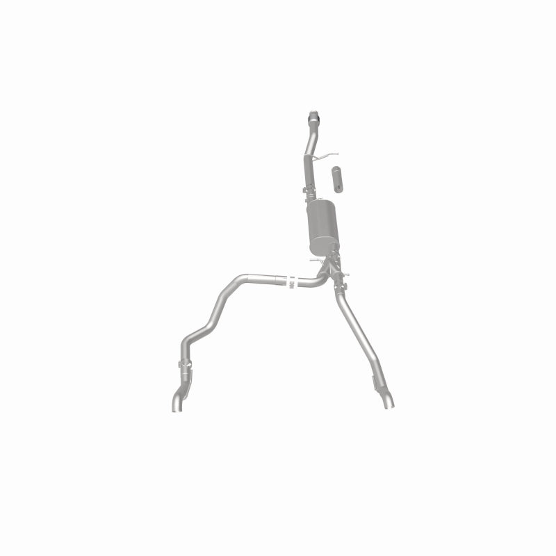 Magnaflow catback exhaust kit for Chevrolet Silverado 1500 5.3L, direct-fit replacement, visible pipes and muffler components