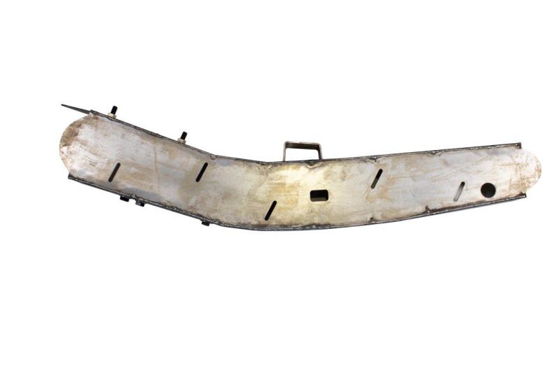 RustBuster Toyota Tacoma mid rear over-axle frame repair kit for 1995-2004 models, showing metal frame sections and repair components.