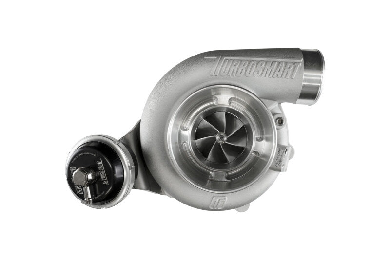 Turbosmart Water Cooled TS-2 Turbocharger with V-band 0.82AR wastegated design, featuring internal wastegate and water cooling components.