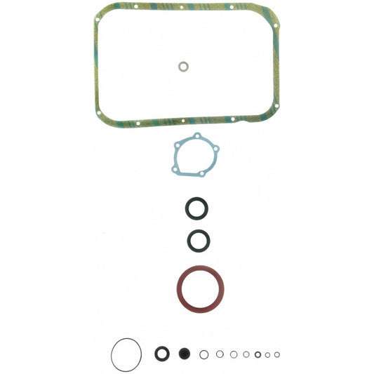 Fel-Pro Toyota Tercel CS 9494 engine conversion gasket set with multiple gaskets and seals laid out on a neutral background.