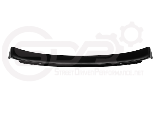 Dodge Charger SRT Hellcat Redeye style rear trunk wing spoiler in matte or gloss black, showing its sleek wickerbill design.