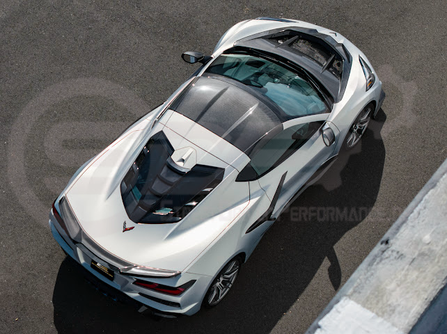 2020-Up Chevrolet Corvette C8 Coupe | CARBON FIBER Replacement Top Targa Roof Panel