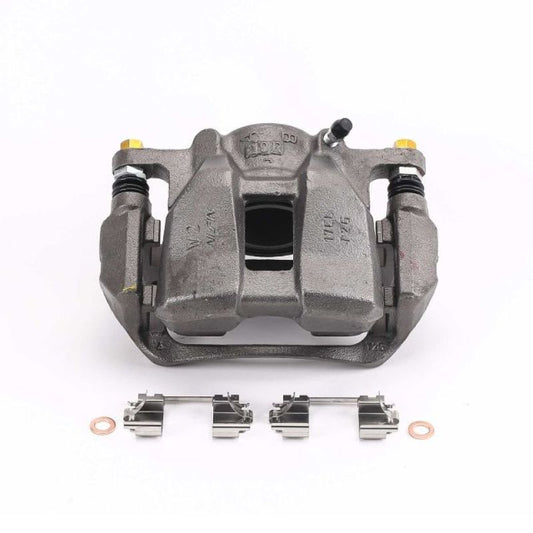 PowerStop front left OE brake caliper with bracket for 2013-2018 Honda Accord, automotive part in black with mounting components