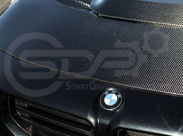 2023-Up BMW G87 M2 | V Style CARBON FIBER Front Vented Heat Extraction Hood