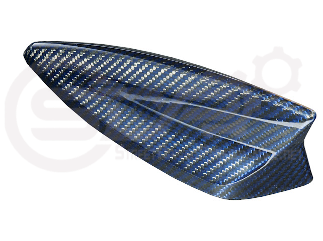 2014-Up Cadillac ATS CTS CT4 CT5 Blue Carbon Fiber Shark Fin Antenna Cover