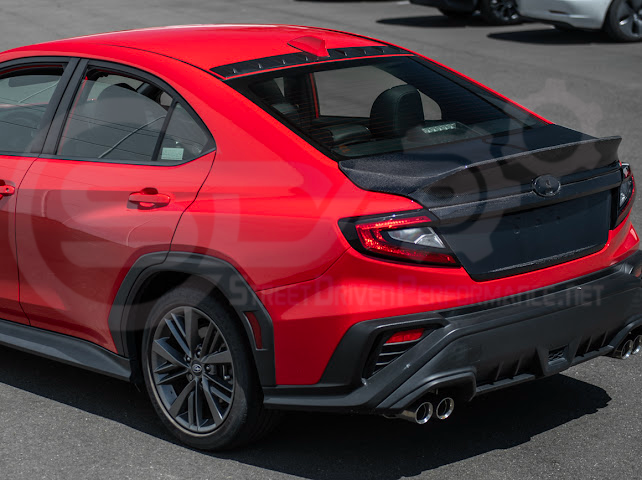 2022-Up Subaru WRX | JDM Style Carbon Fiber Rear Trunk w/ Integrated Spoiler Wing
