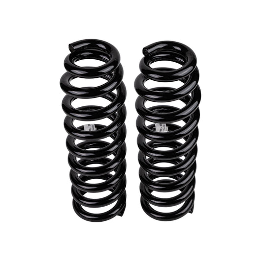 Old Man Emu coilover front coil spring for Toyota Land Cruiser 200 series, durable suspension component.
