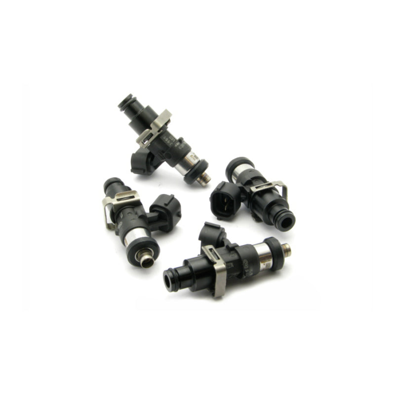 DeatschWerks 2200cc fuel injector set for 02-12 Subaru WRX and 07-12 Legacy GT/STI, four high-performance injectors for 4-cylinder engines.
