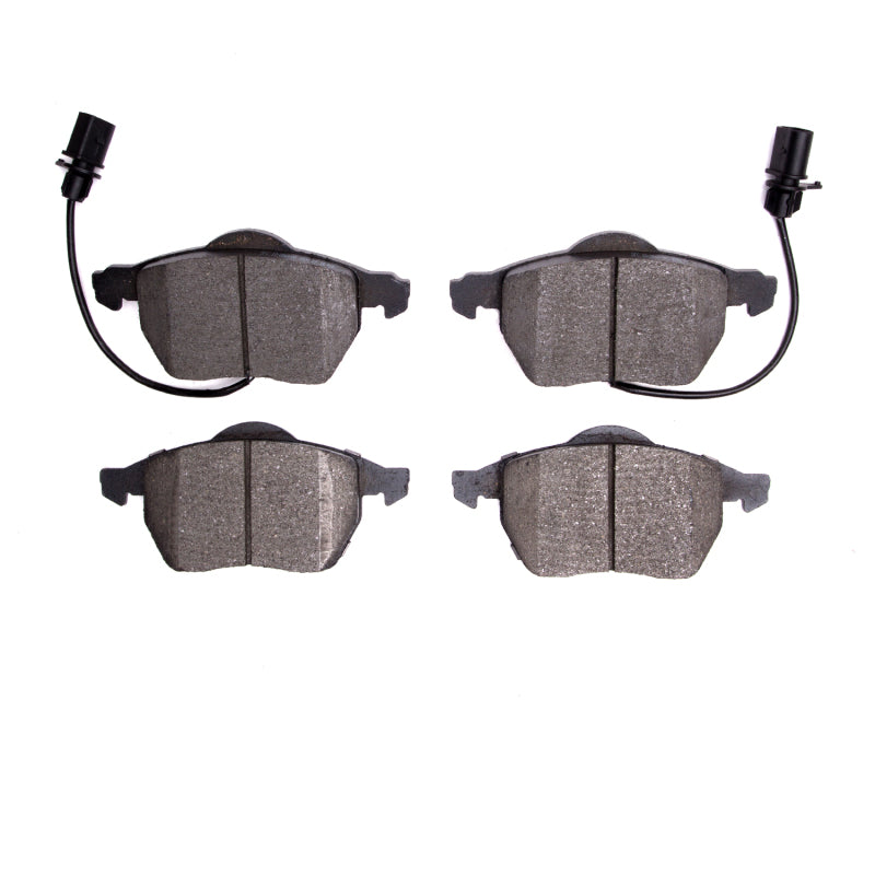 R1 Concepts Audi A4 98-08 front ceramic brake pads, OE style, for USA and Canada models, shown in the image.