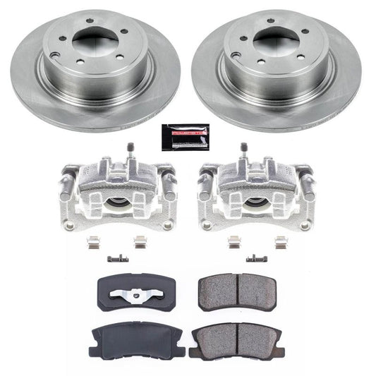 PowerStop rear Autospecialty brake kit with calipers for Chrysler 200 models from 2011 to 2014, OE brake system replacement