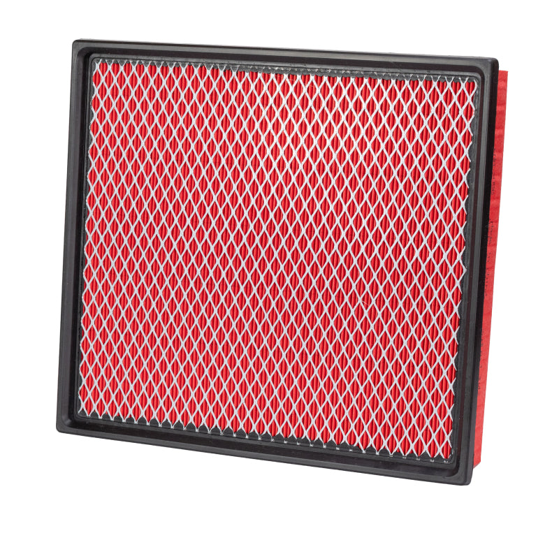 K&N Engineering universal 5-inch air filter with flange, 8.5-inch base, 5-inch top, and 10.5-inch height, for vehicle air intake systems.