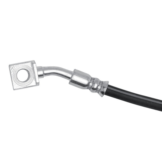 DFC front right brake hose for Cadillac CTS 2008-2015, part of DFC brake line kits, showing the flexible rubber brake line.