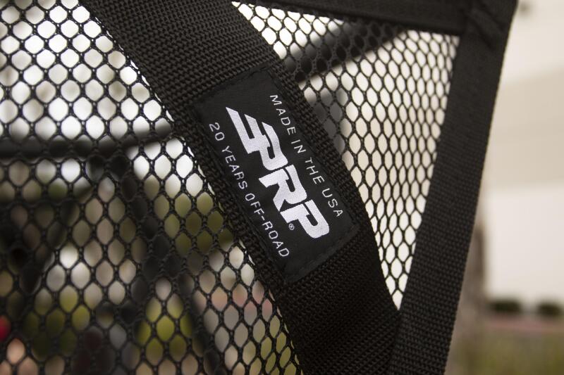 Pair of PRP Seats mesh window nets for Can-Am Maverick Sport and Trail doors, providing ventilation and protection.