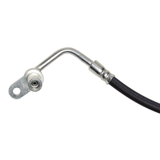 DFC 19-24 Ram 1500 front-left brake line hose from brake line kit, showing the flexible metal and rubber brake hose component.
