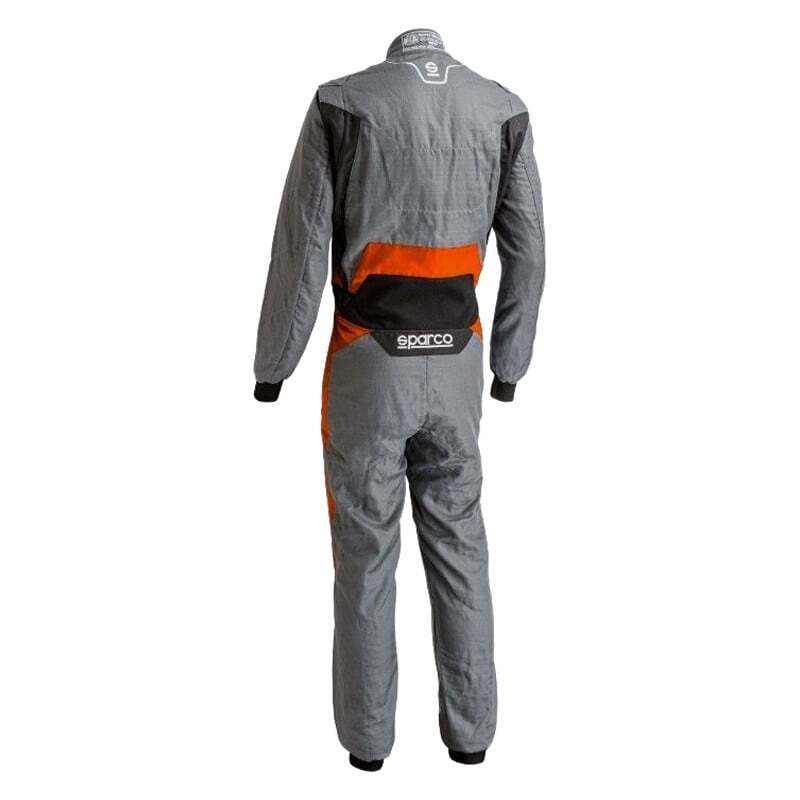 SPARCO Victory Pr racing suit with boot cuff in size 48, featuring durable fabric and racing design for motorsport performance.