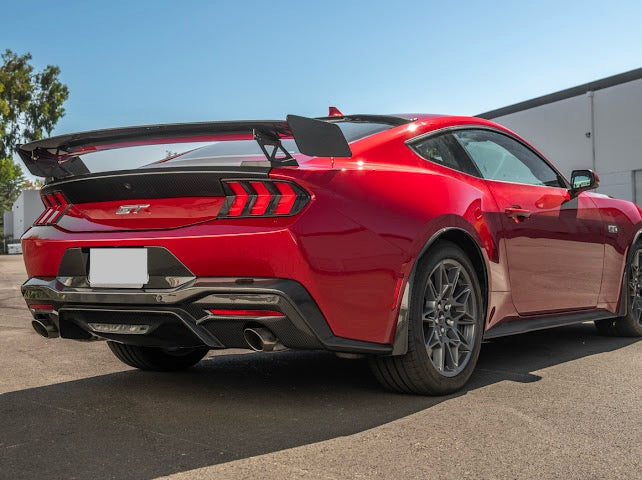 2024-UP MUSTANG S650 | CARBON FIBER GT500 REAR HIGH WING SPOILER